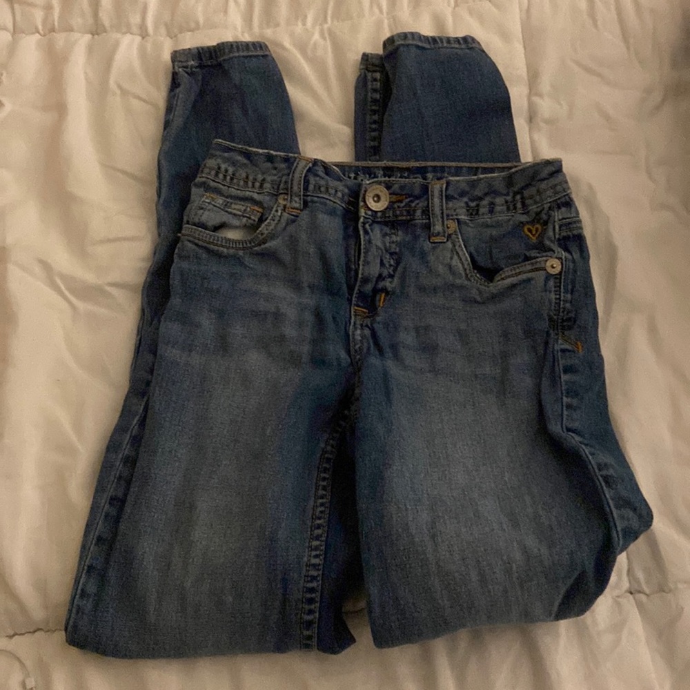 Blue jeans, justice brand, girls size 12s